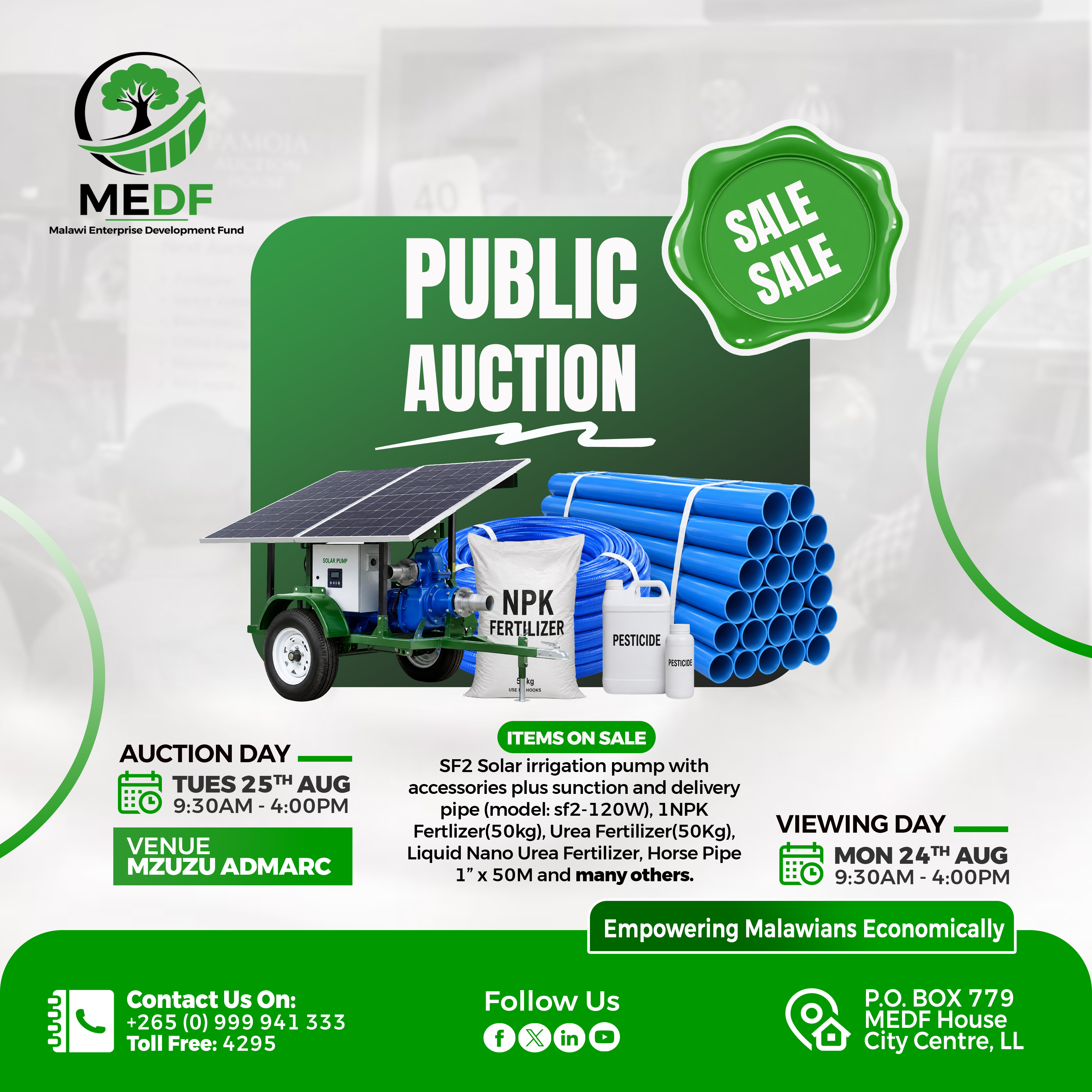📢 𝐌𝐄𝐃𝐅 𝐏𝐔𝐁𝐋𝐈𝐂 𝐀𝐔𝐂𝐓𝐈𝐎𝐍 – 𝐍𝐎𝐑𝐓𝐇𝐄𝐑𝐍 𝐑𝐄𝐆𝐈𝐎𝐍