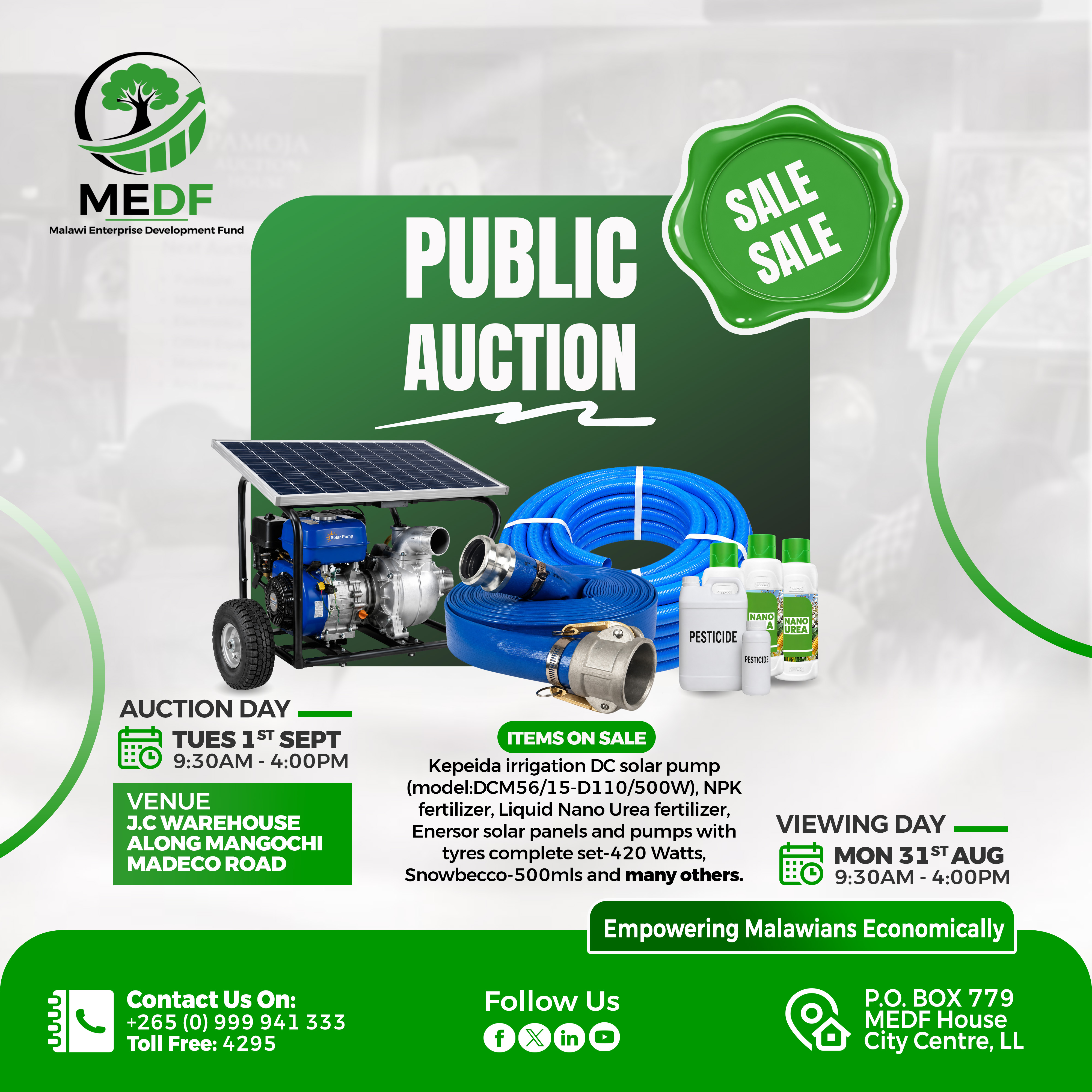 📢 𝐌𝐄𝐃𝐅 𝐏𝐔𝐁𝐋𝐈𝐂 𝐀𝐔𝐂𝐓𝐈𝐎𝐍 – 𝐄𝐀𝐒𝐓𝐄𝐑𝐍 𝐑𝐄𝐆𝐈𝐎𝐍
